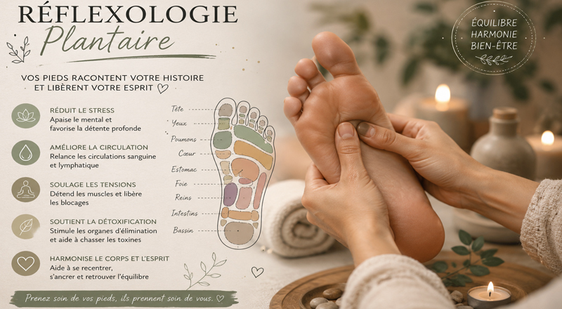 réflexologie plantaire thaï massage pieds